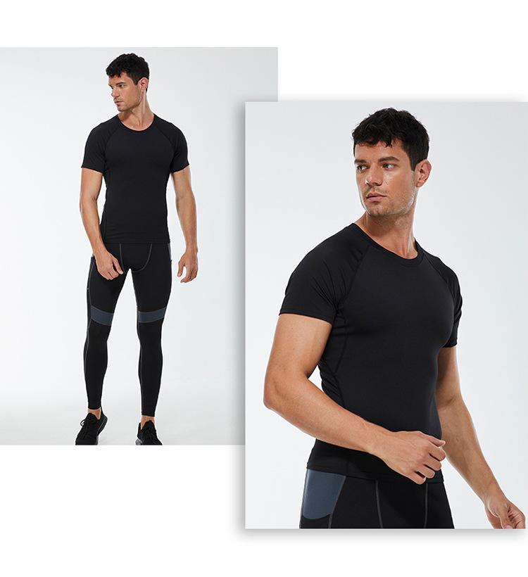 T-shirt Wholesale Sportswear Soft Men's Fitness Clothes Fitness Clothes Men's Custom Clothing Senior Men's T-shirt
