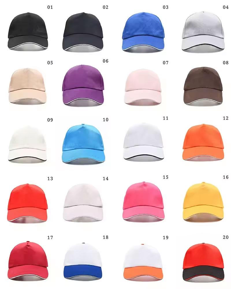 OEM Custom Baseball Cap Waterproof Sports Cap Men And Women Different Design Embroidery Hat Wholesale