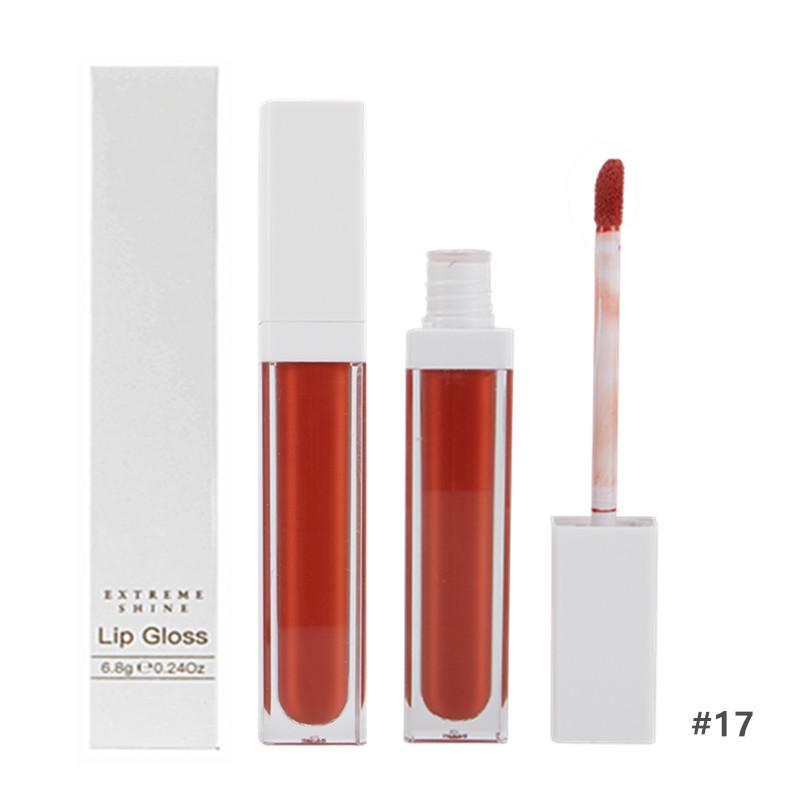 New Makeup Lip Gloss Cosmetics Liquid Vegetarian Organic Gloss Plump Fruit Nude Transparent Custom Private Label Lip Gloss