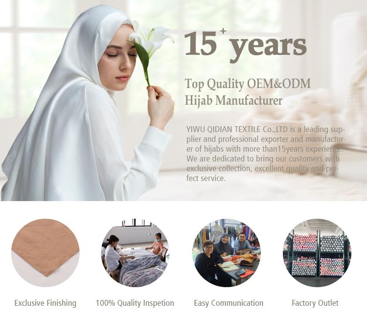 2024 New Wholesale Solid Color Simple Moderate Dress Long Sleeve Islamic Clothing Women's Clothing