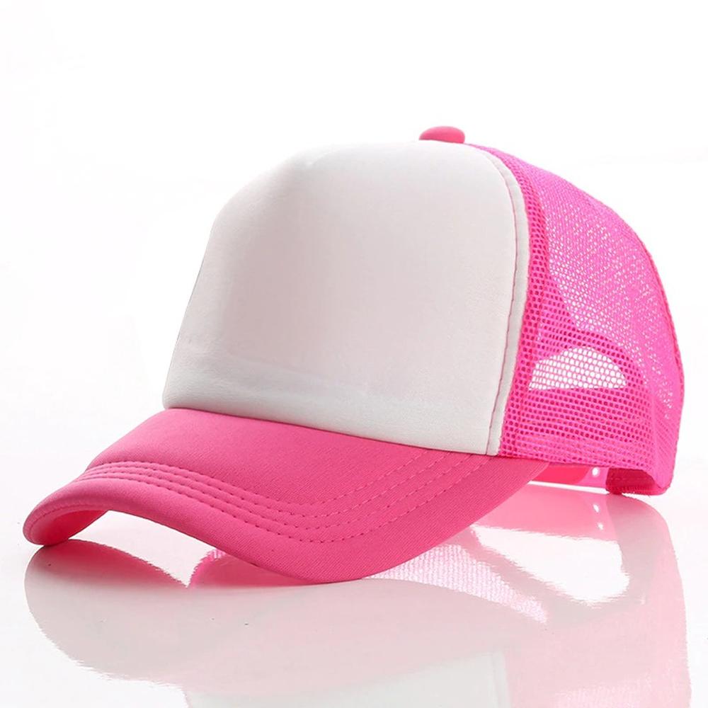 Custom Logo Embroidery Trucker Cap Solid Color Baseball Cap 5 Panel Cap Wholesale Low Price