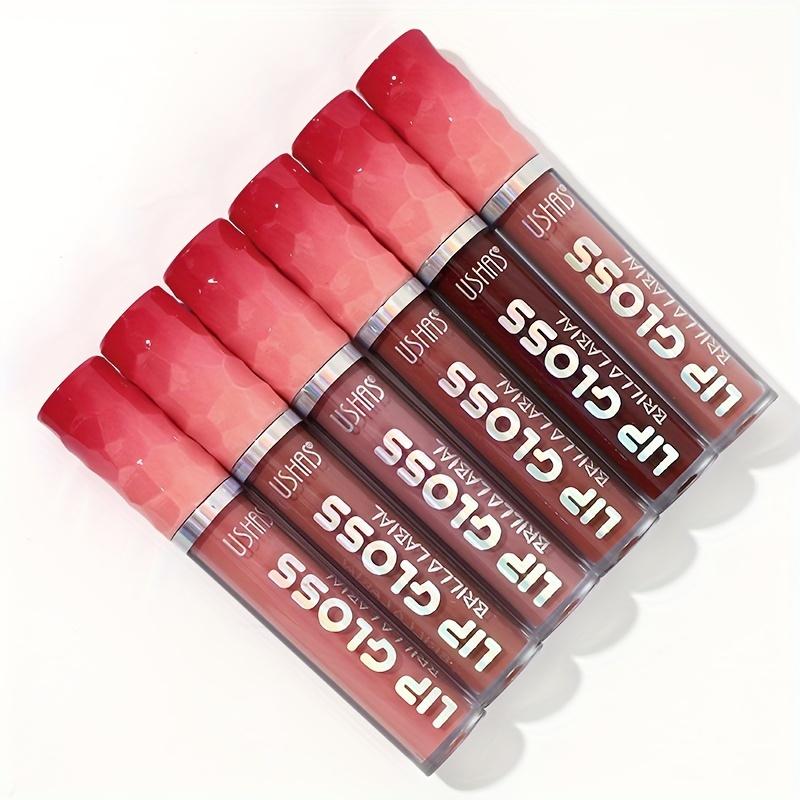 Meisha Hot Lip Gloss Matte Finish No Fading Moisturizing Lip Glaze No Stick Liquid Lipstick Private Label