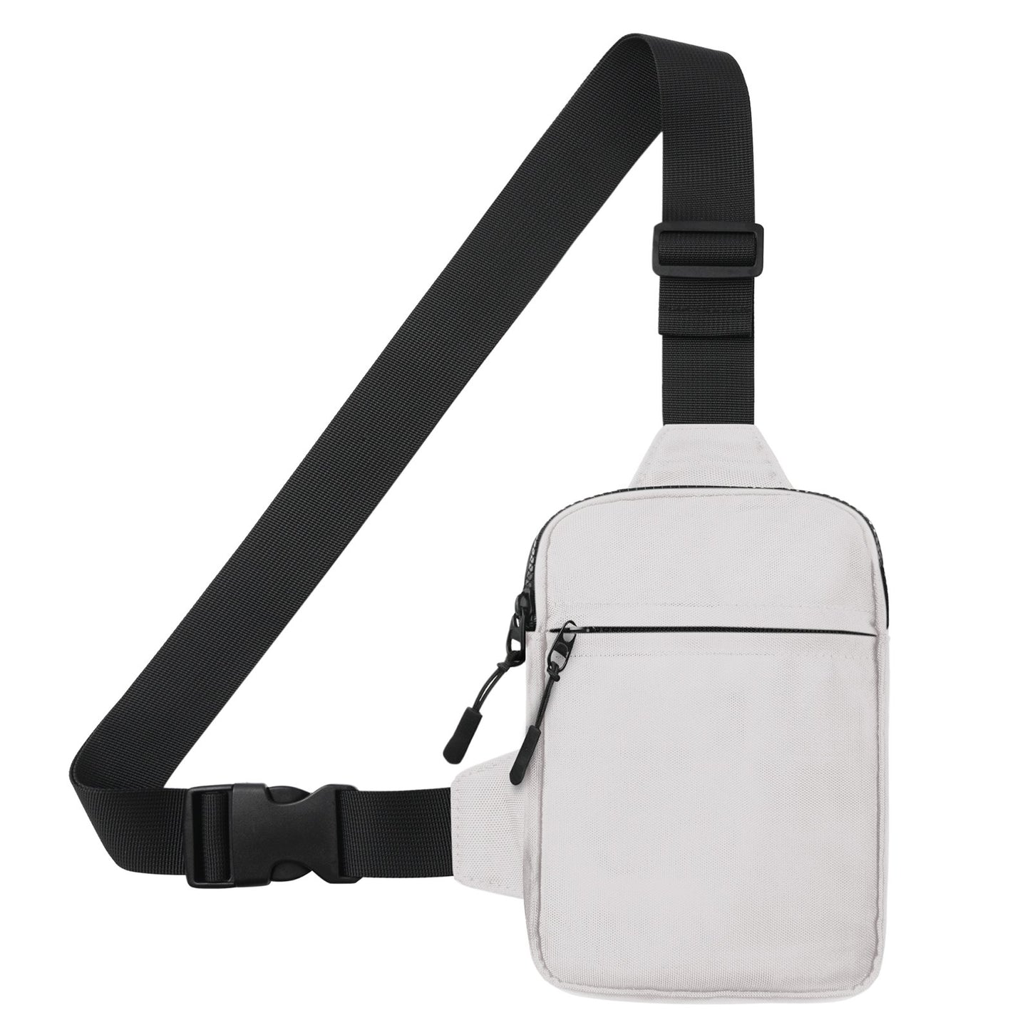 Custom Logo Mobile Phone Wallet Small Crossbody Chest Bag Men's Unisex Messenger Nylon Shoulder Side Bag Men's Small Bag