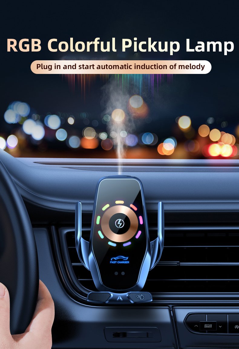Wireless Car Charger Fast Charging Mobile Phone Holder Car Aromatherapy Holder Mobile Phone Holder Wireless Charger Mobile Holder