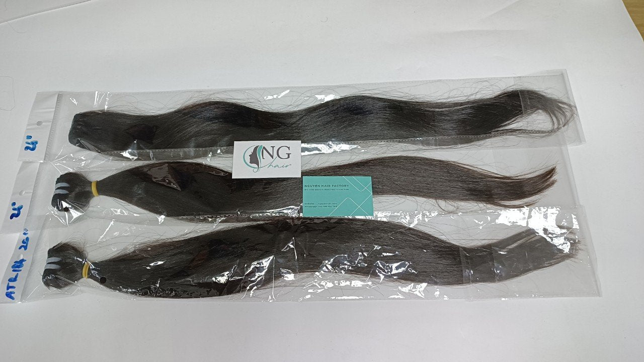 High Quality Transparent Lace HD Lace Loose Crimp Full Set Vietnamese Virgin Women's Hair Wig Without Genius Weft Natural Color