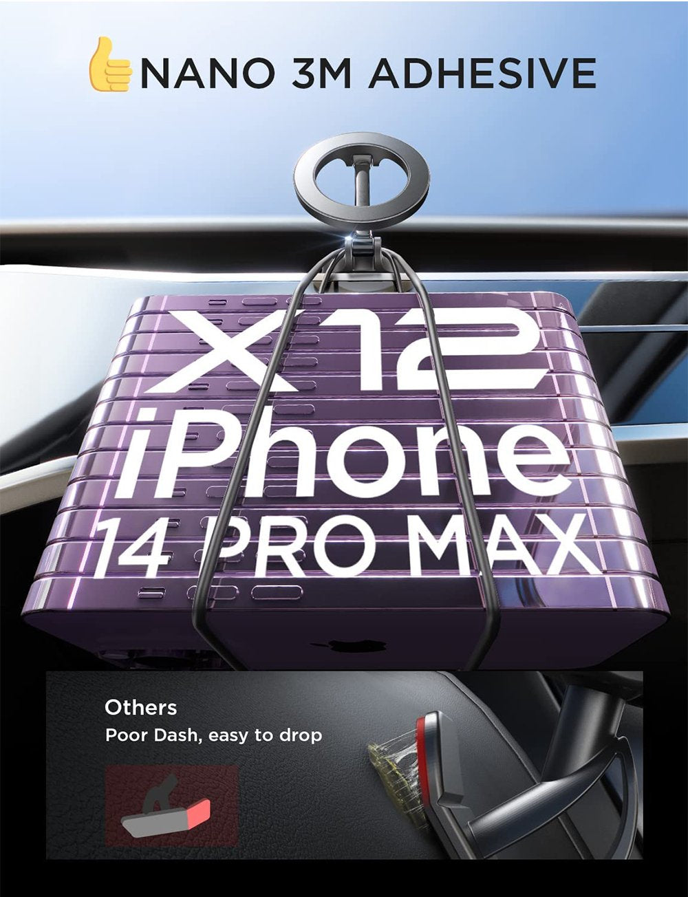 2023 Factory Wholesale Magsafe Car Phone Holder For IPhone 14 Pro Max