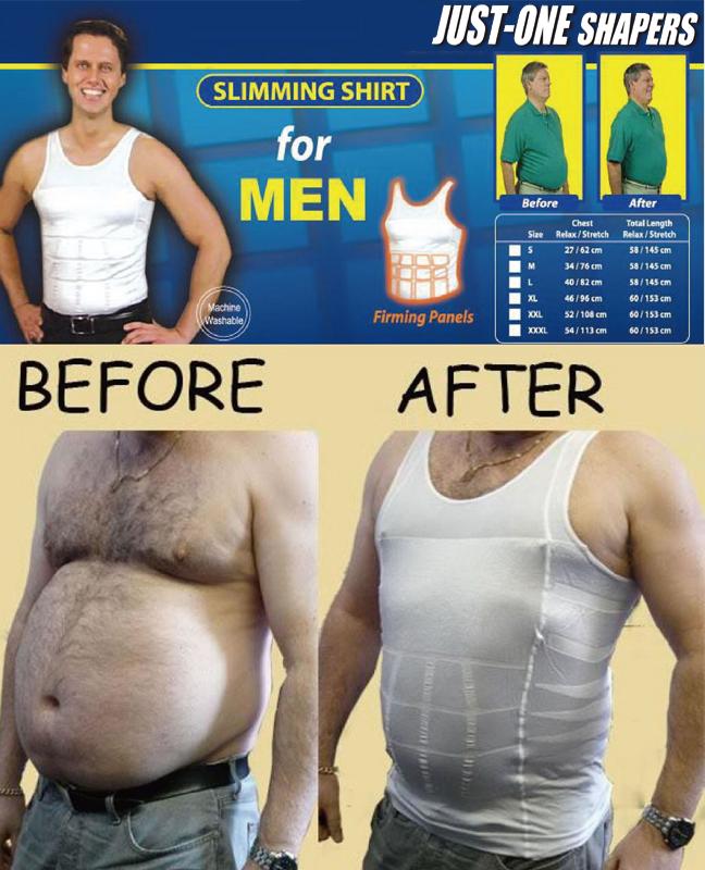 Newest Hot Sale Cheap White Body Shaping Underwear Vest Slim Body Shaping Men's Vest
