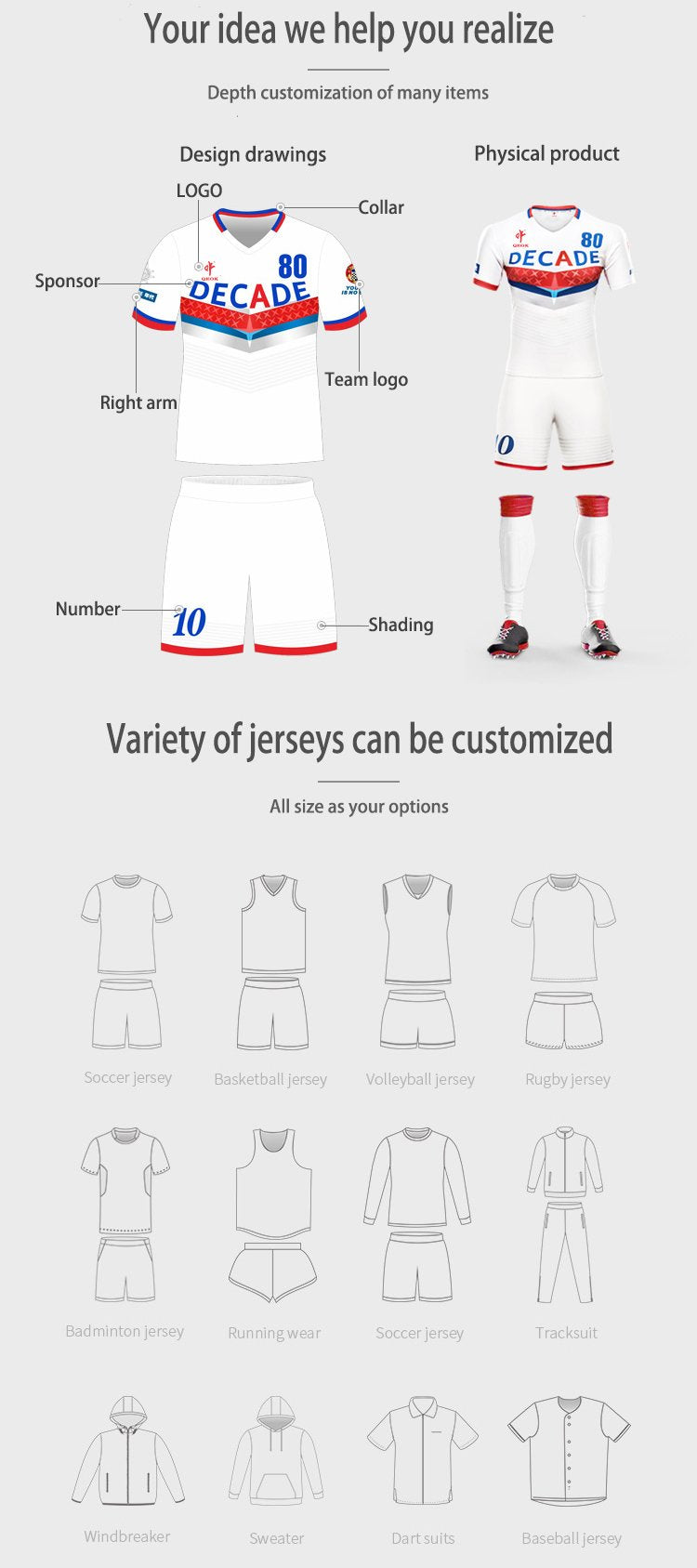 Wholesale Custom Sublimation Embroidered Logo Blank Hockey Sweatshirt Hoodie
