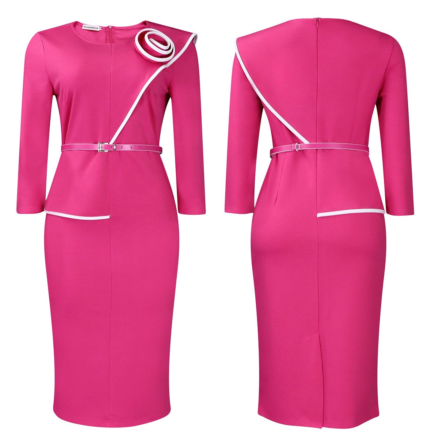 2025 Latest Design Spring Women's Casual Elegant O Collar Long Sleeve Office Women's African Women's Clothing