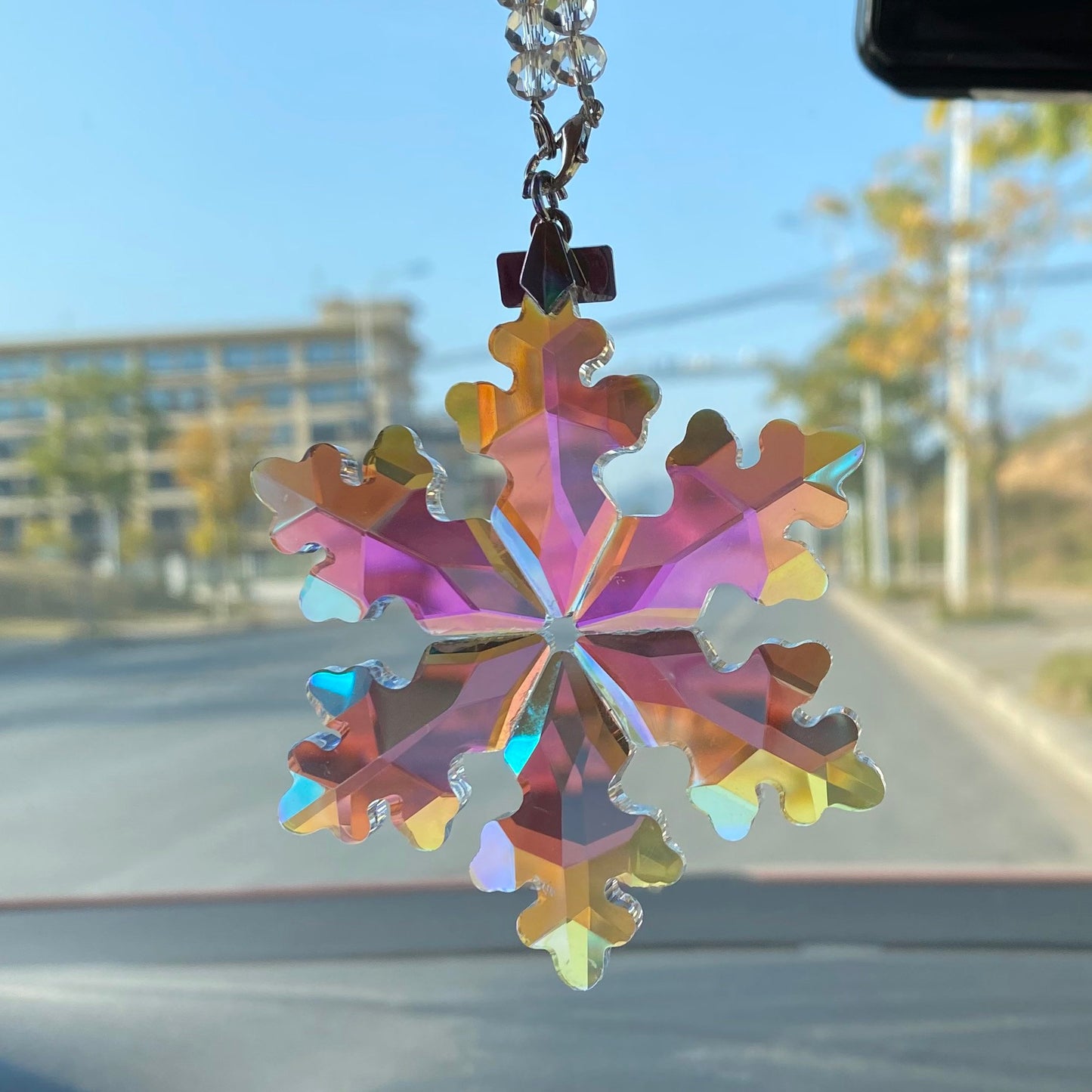 Personalized Engraved Logo Crystal Christmas Decoration Gift Hanging Christmas Tree Custom Crystal Glass Ornaments