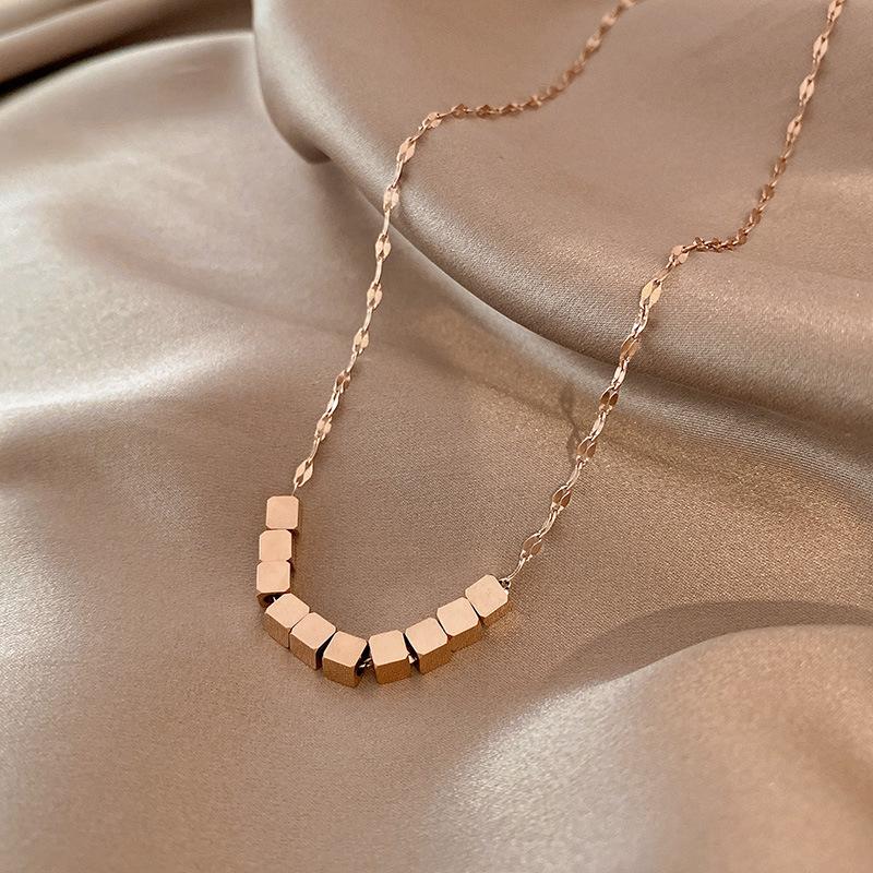 Cadena Para Mujer 18k Gold Plated Butterfly Heart Shaped Clover Custom Women's Necklace Stainless Steel Jewelry Necklace