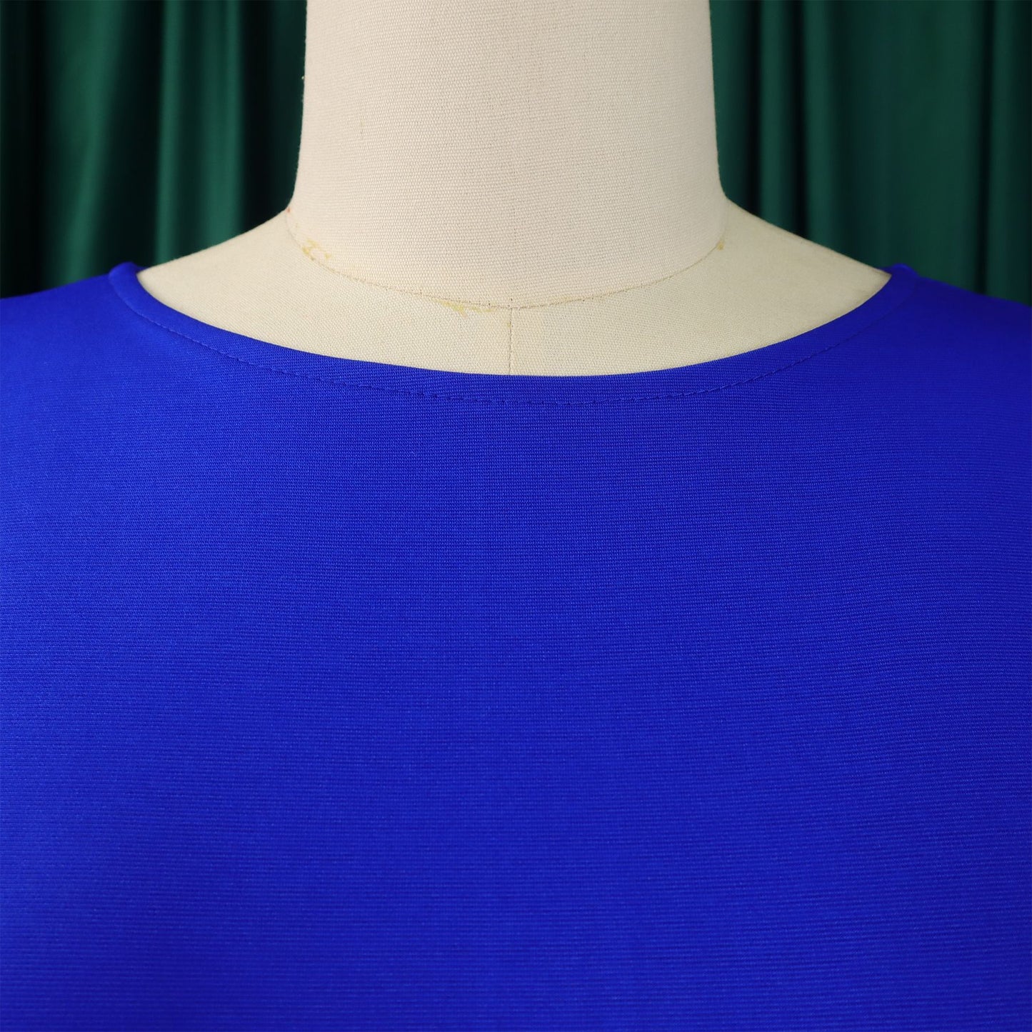 New Women's Elegant Women's O-Collar Pleated Fashion OL Tongle Pencil Skirt Office Dress