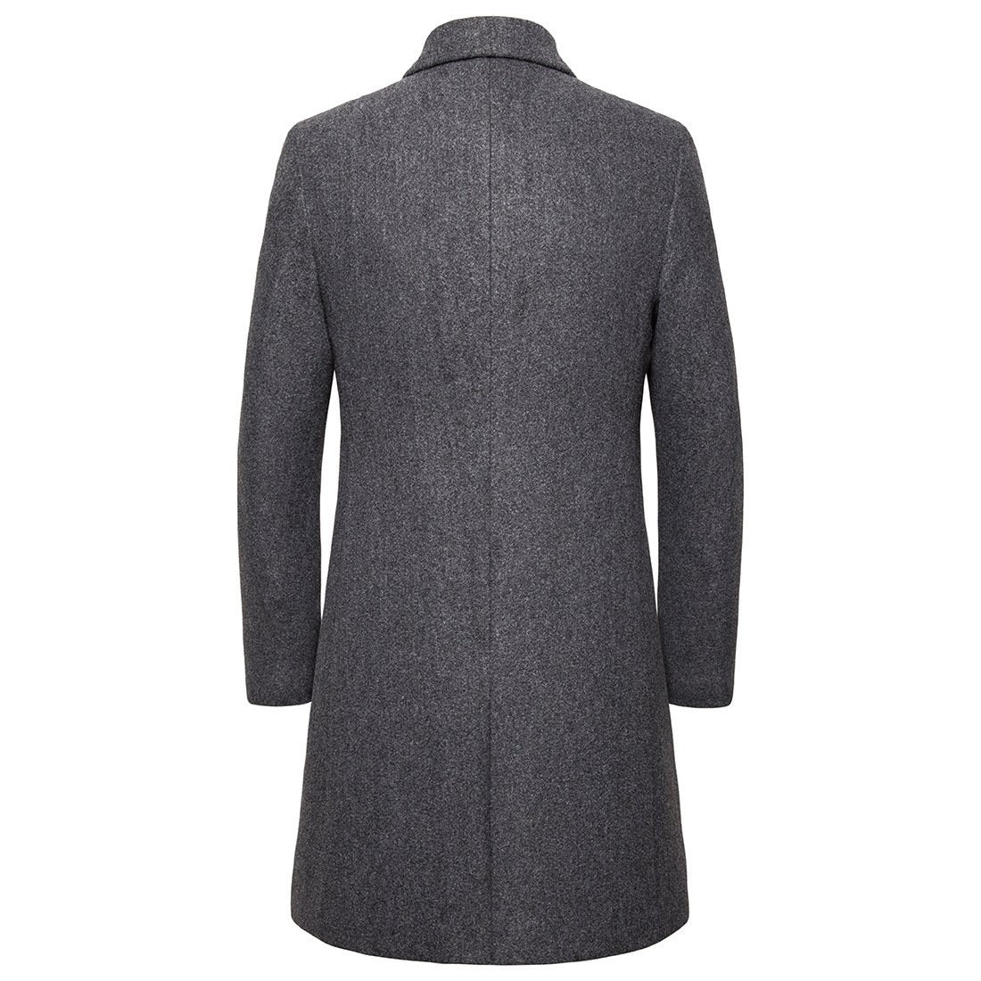 Wholesale Hot European And American Wool Lapel Medium Coat Jacket