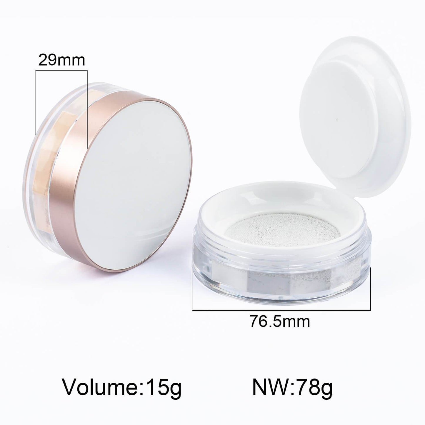 Private Label Face Makeup Waterproof Powder Translucent Powder Oil Control Vegetarian Setting Powder