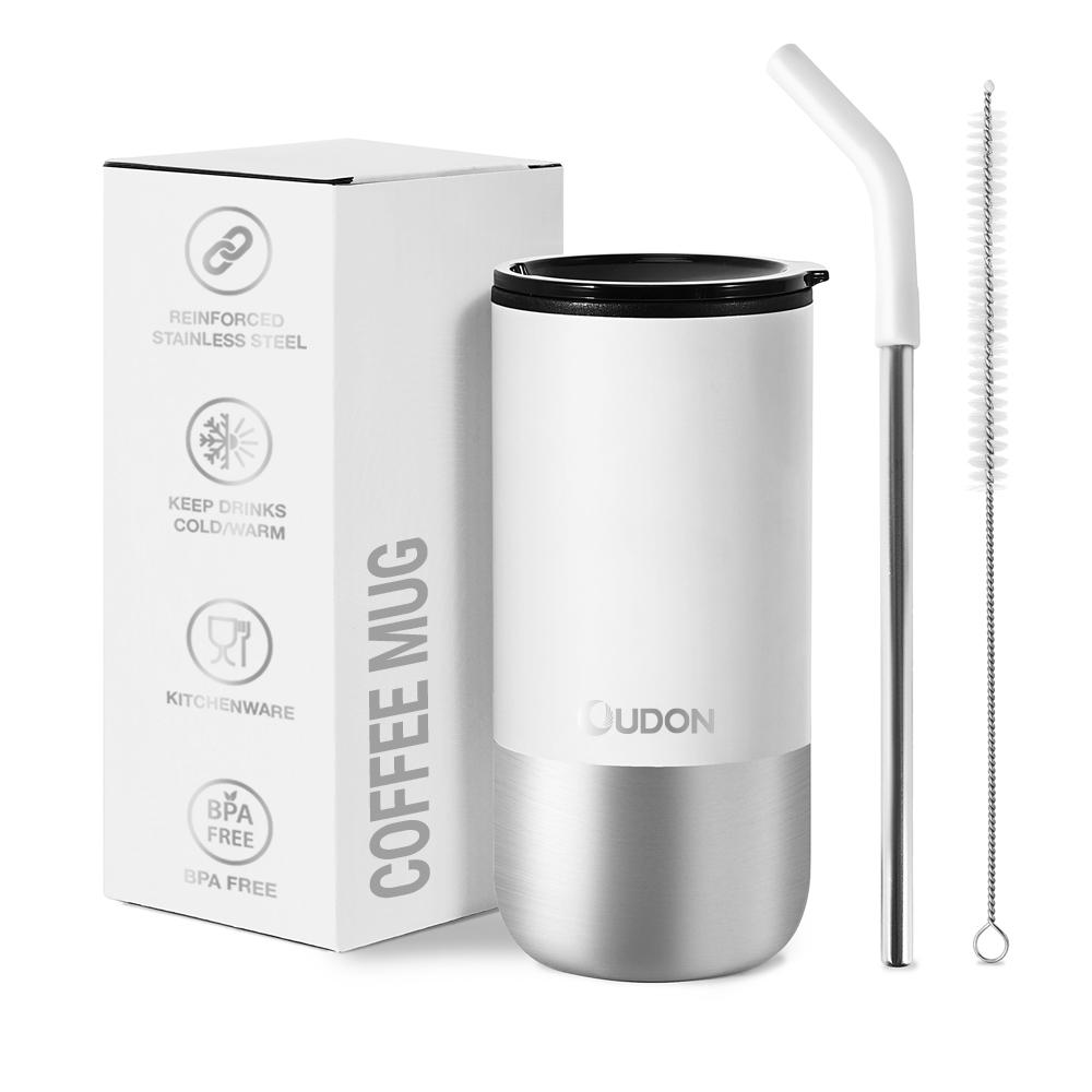 20 Oz Tumbler Coffee Cup Color Metal Drinking Cup Cup Cup Customizable Straw