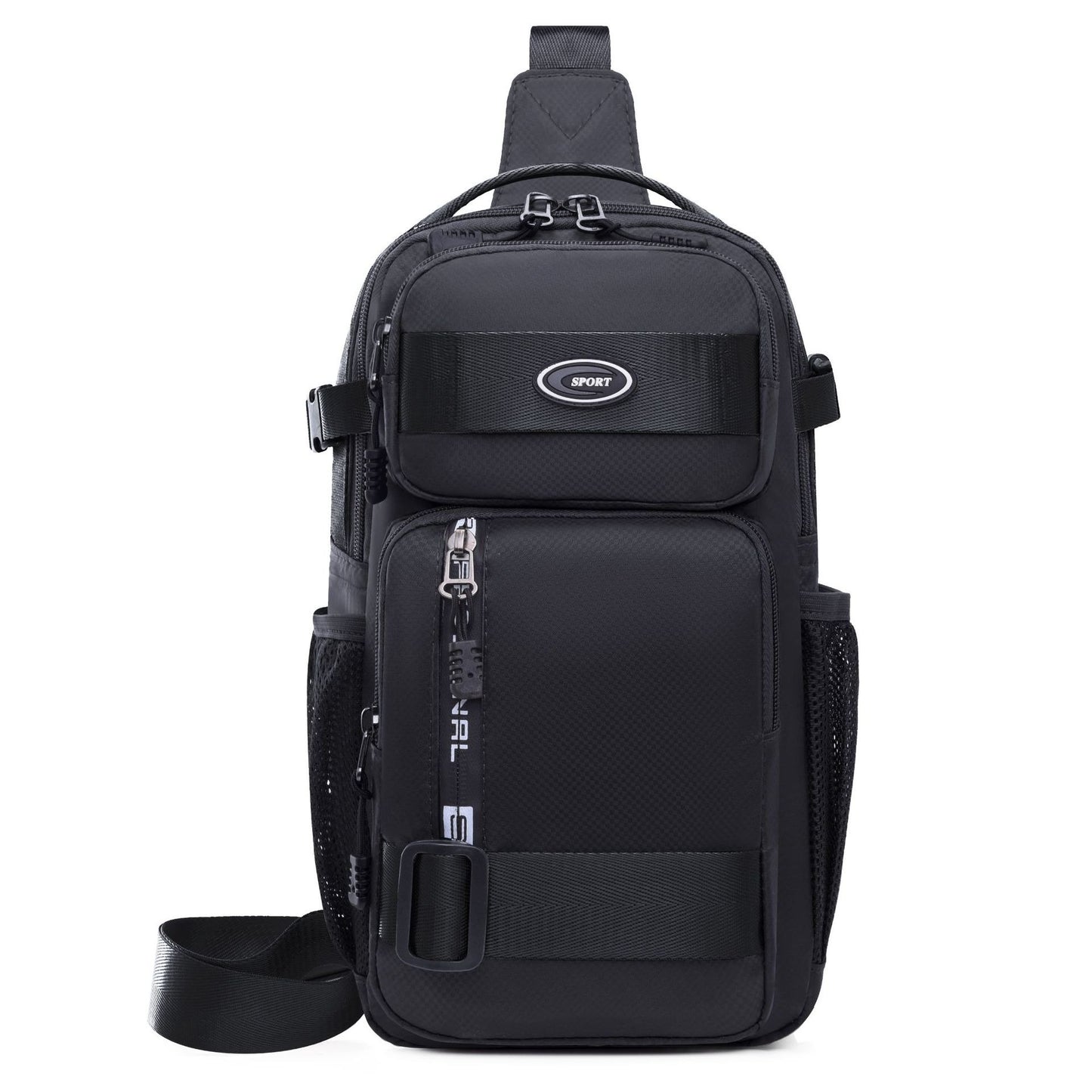 ZWY189 Wholesale New Men's Chest Bag Oxford Waterproof Multi-Pocket Storage Bag Crossbody Bag Sports Travel Work Casual Chest Bag