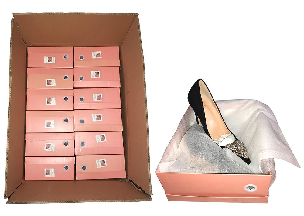 Plus Size Fashion Bow Sandals Stilettos Pointed High Heels With Buckle Lace-Up Women's Shoes