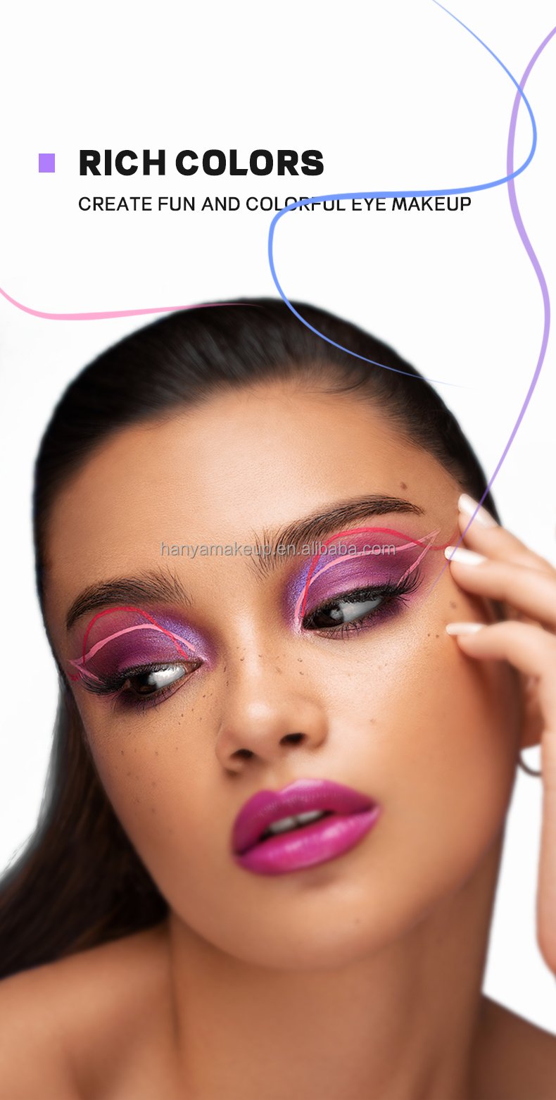 Wholesale Matte Eyeliner Lasting Waterproof Vegetarian Color Eyeliner Pencil Quick Dry Liquid Eyeliner Private Label