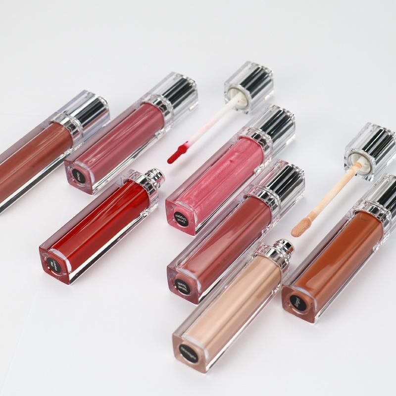 Glossy Lip Gloss Moisturizing 80 Color High Pigment Waterproof Custom Logo Matte Lip Gloss Vegetarian Cruel Free Wholesale Price