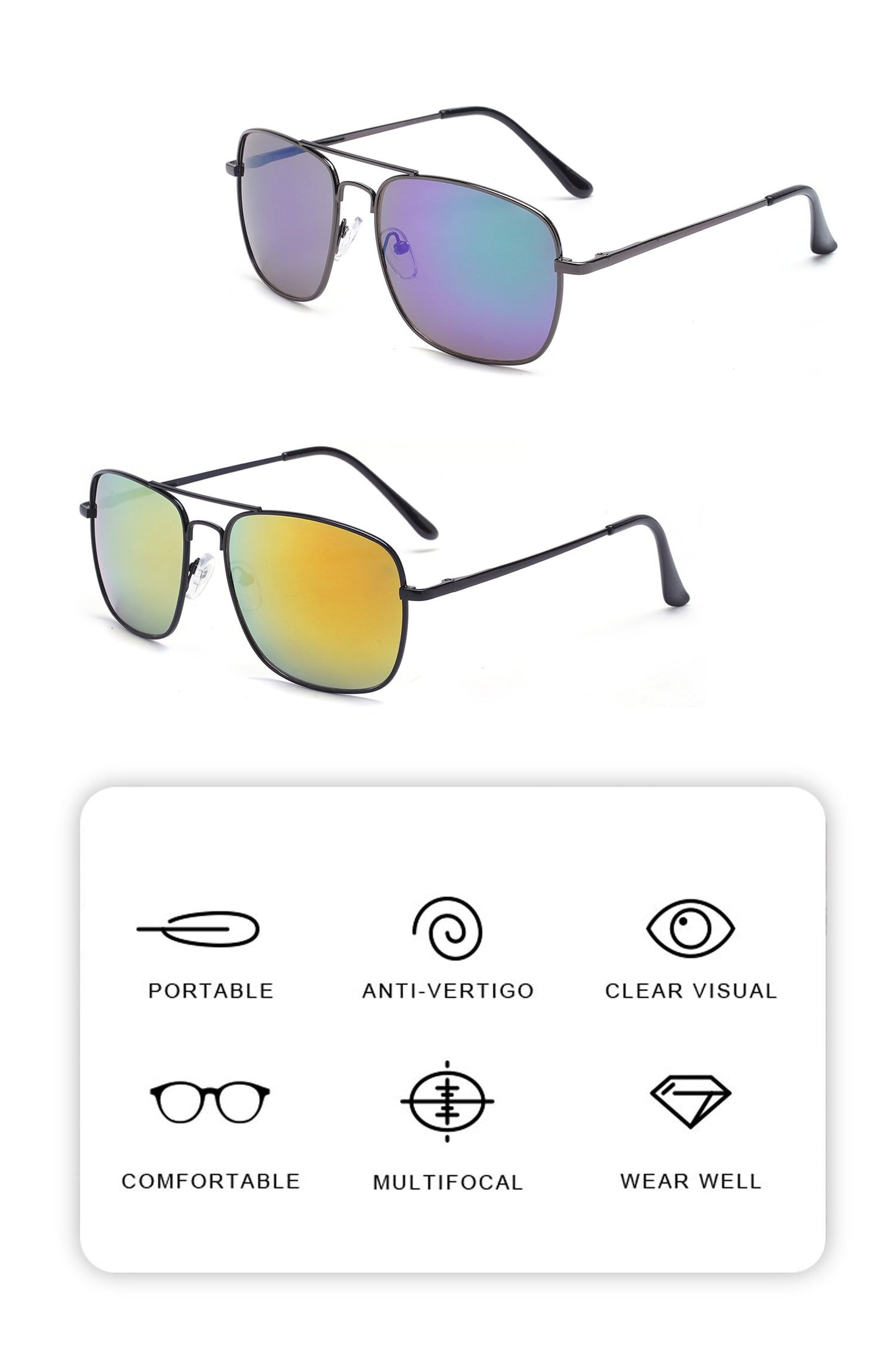 Fashion Classical Designer Women Sunglasses Driving Fishing Aviation Metal Pilot Custom Promotional Sunglasses Men