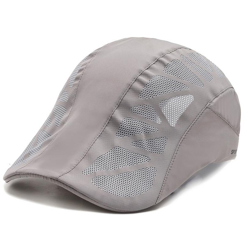 New Breathable Mesh Newsboy Cap Printed Logo Custom Men's Casquette Homme Cap Newsboy Cap Men's Baseball Cap