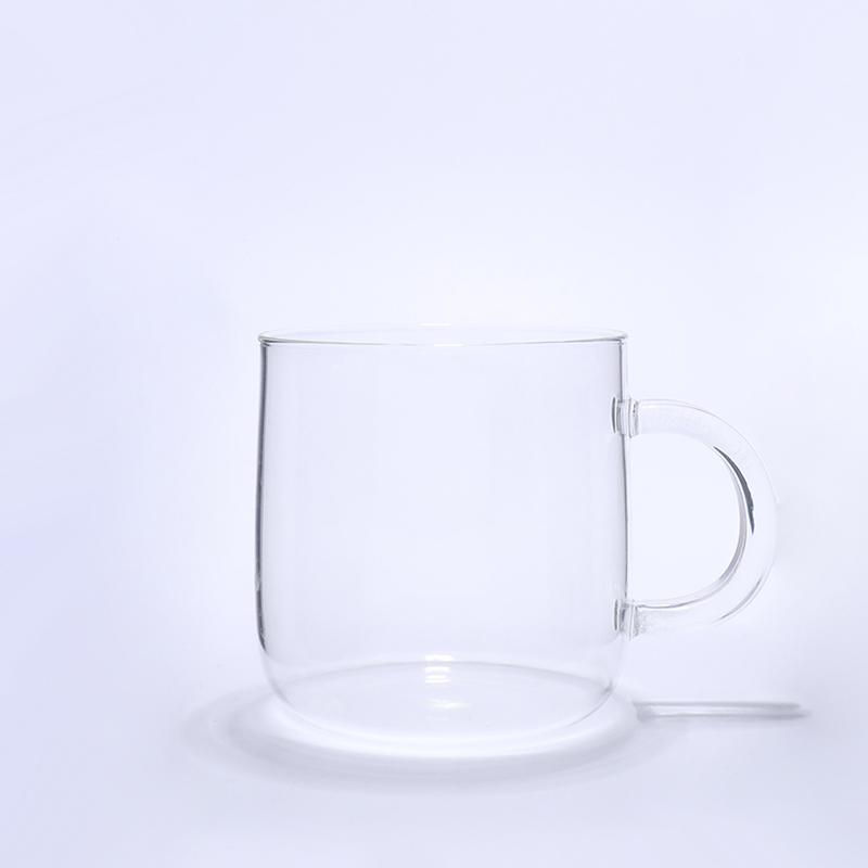 GDGLASS Custom Wine Set Jade Tea Cup Borosilicate Coffee Cup With Handle Glass