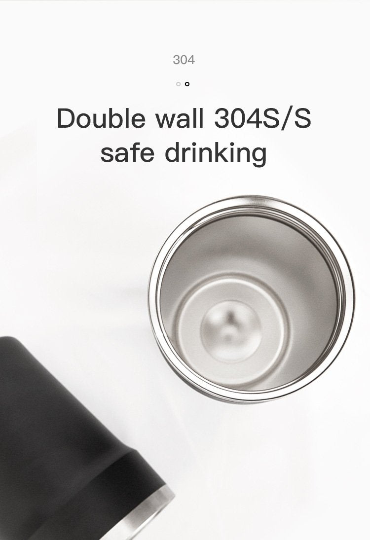 380 Ml/500 Ml Insulated Vacuum 304 Stainless Steel Tea Cup Coffee Cup