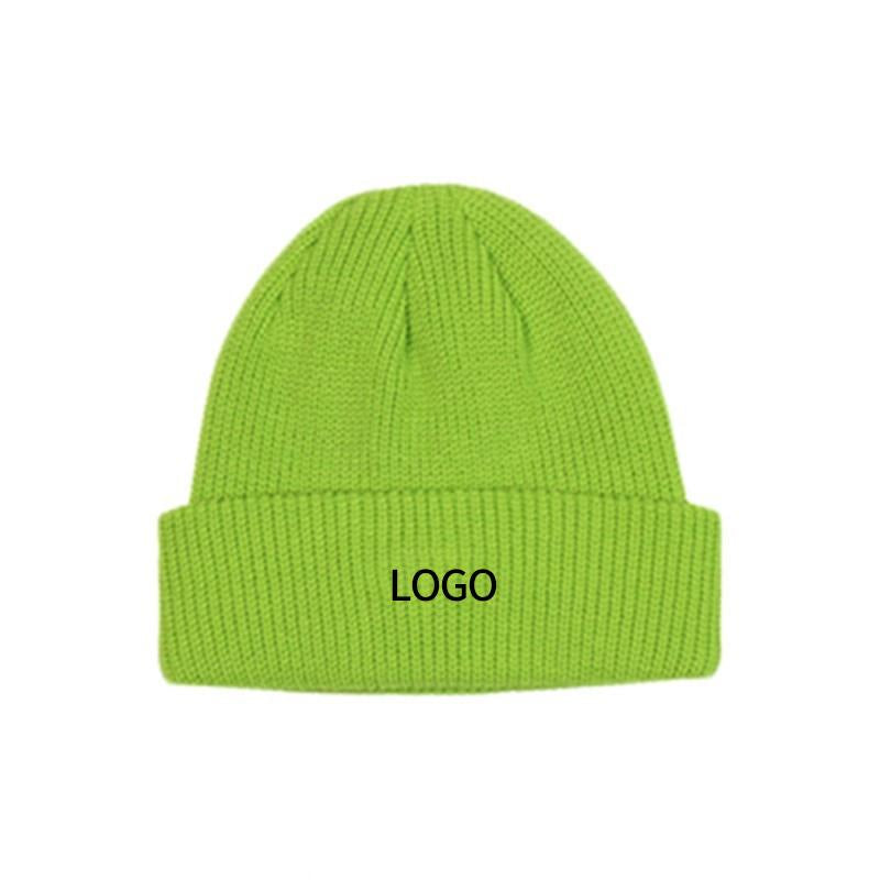 Fashion Autumn Hat Knitted Warm Scarf Men's Women's Wool Skateboard Unisex Hat Winter Knitted Hat Fleece Hat