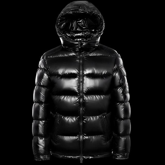 Men's Down Jacket Down Jacket White Duck Down Warm Bright Face Hooded Winter Youth Casual Woven Plus Size Men's Goose