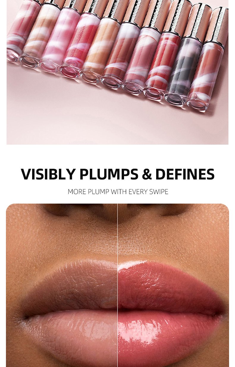 Perfecto Rose Liquid Cream Lip Gloss Waterproof Matte Lip Balm With Customizable Logo Fashion Design Mineral Lip Gloss Label