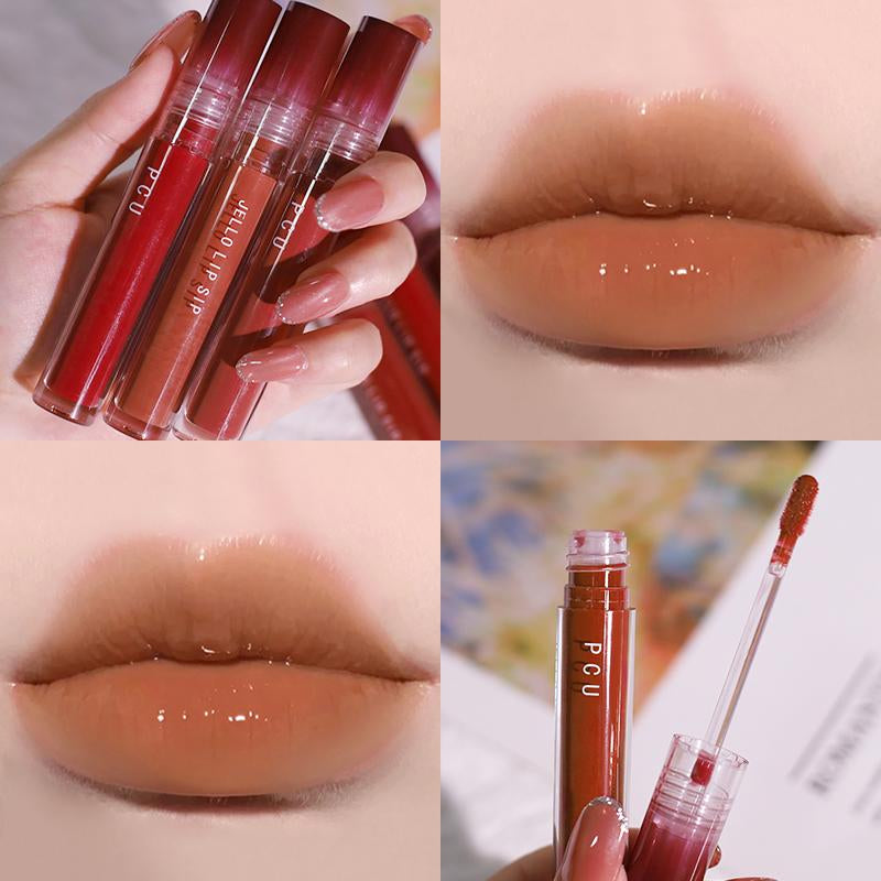 Wholesale Plump Jelly Lip Gloss Moisturizing Non-fading Water Gloss Mirror Lip Glaze Gloss Lip Gloss
