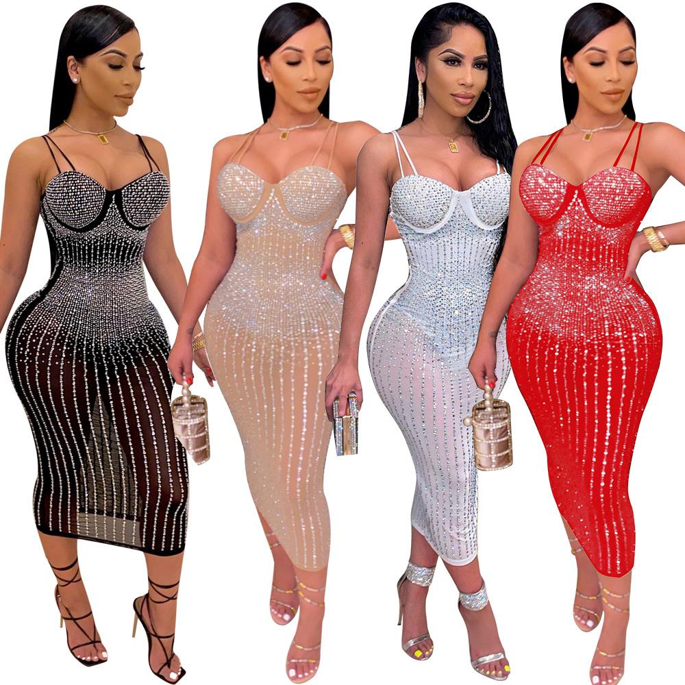 Wholesale New Casual Dress Ladies Elegant Ladies Long Sleeve Dress Ladies Casual Plus Size 5XL