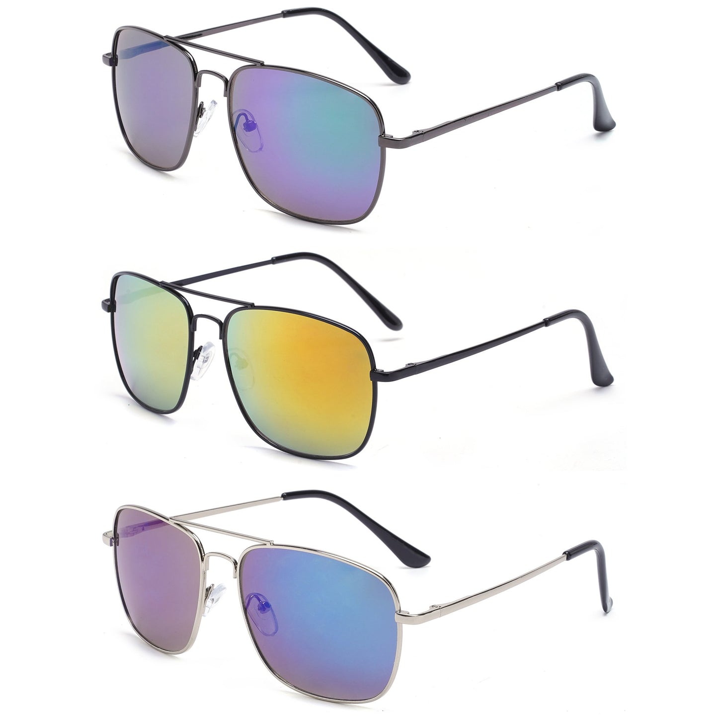 Fashion Classical Designer Women Sunglasses Driving Fishing Aviation Metal Pilot Custom Promotional Sunglasses Men