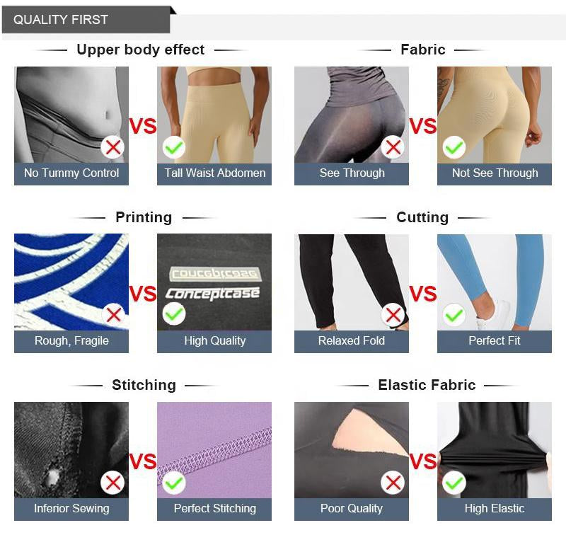 High Quality Rib Zipper 6-piece Set Active Wear Fitness Seamless Yoga Suit Sports Bra Leggings Women's Fitness Suit