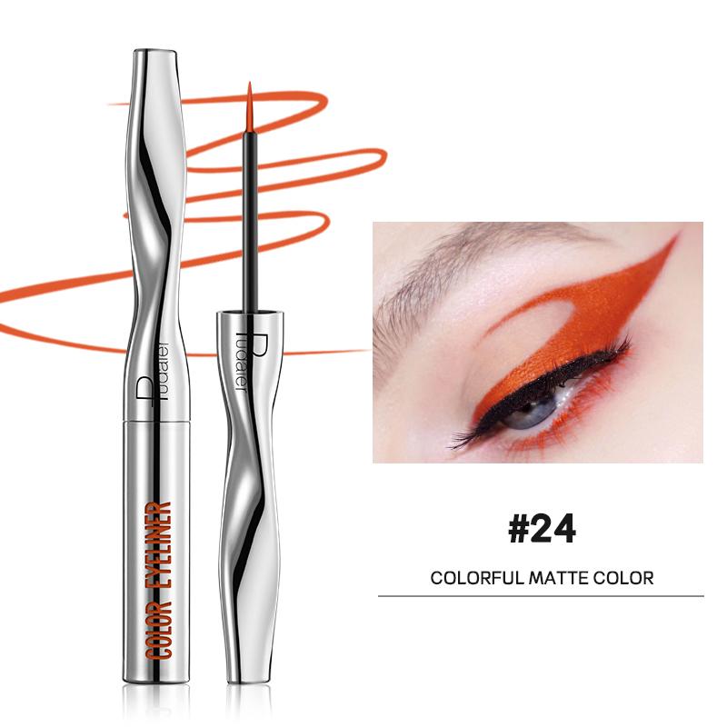 Wholesale Matte Eyeliner Lasting Waterproof Vegetarian Color Eyeliner Pencil Quick Dry Liquid Eyeliner Private Label