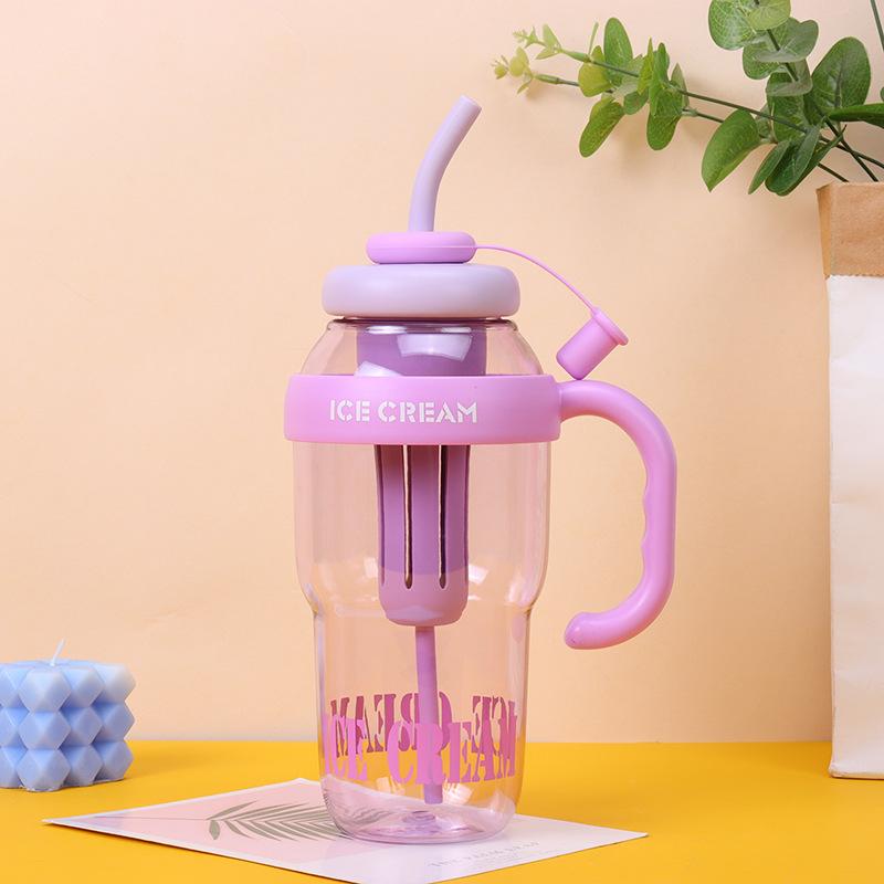 Large Capacity 40 Oz Tumbler With Handle And Straw Water Bottle With Infuser Best Selling Product 2024