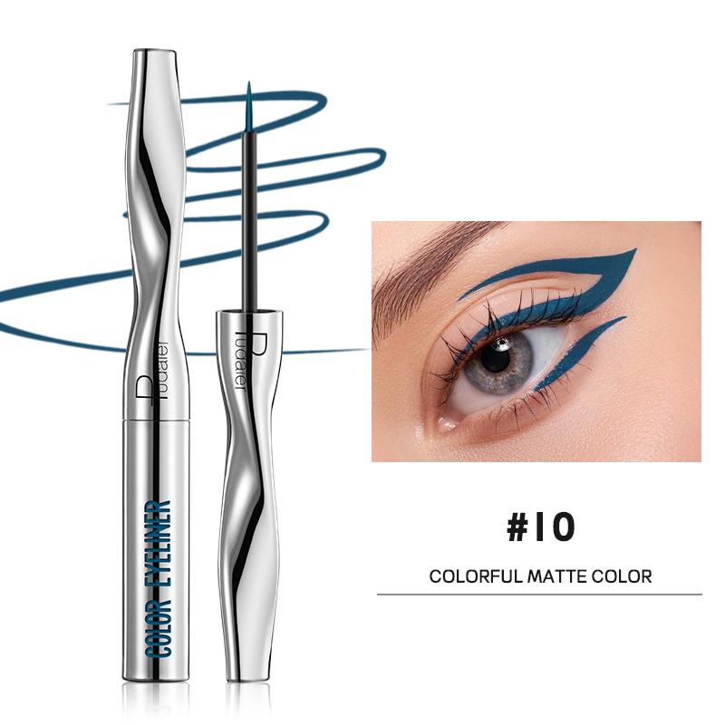 Wholesale Matte Eyeliner Lasting Waterproof Vegetarian Color Eyeliner Pencil Quick Dry Liquid Eyeliner Private Label