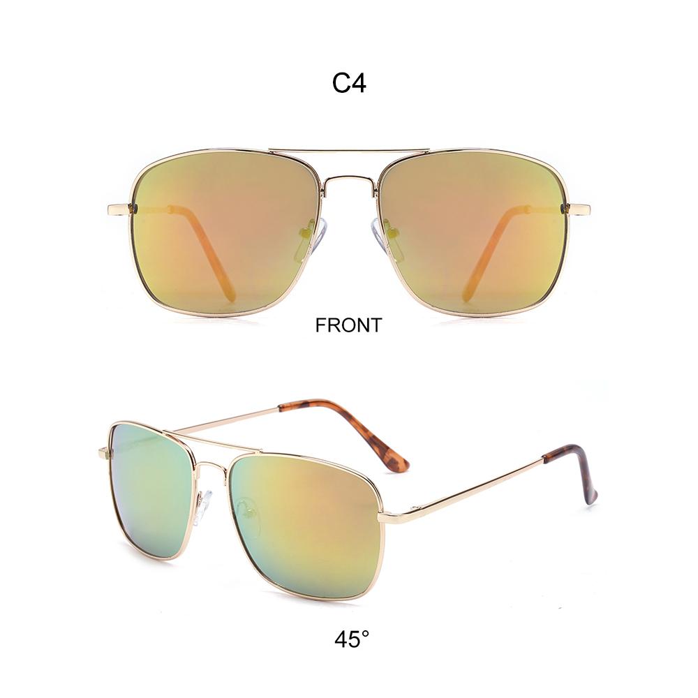 Fashion Classical Designer Women Sunglasses Driving Fishing Aviation Metal Pilot Custom Promotional Sunglasses Men