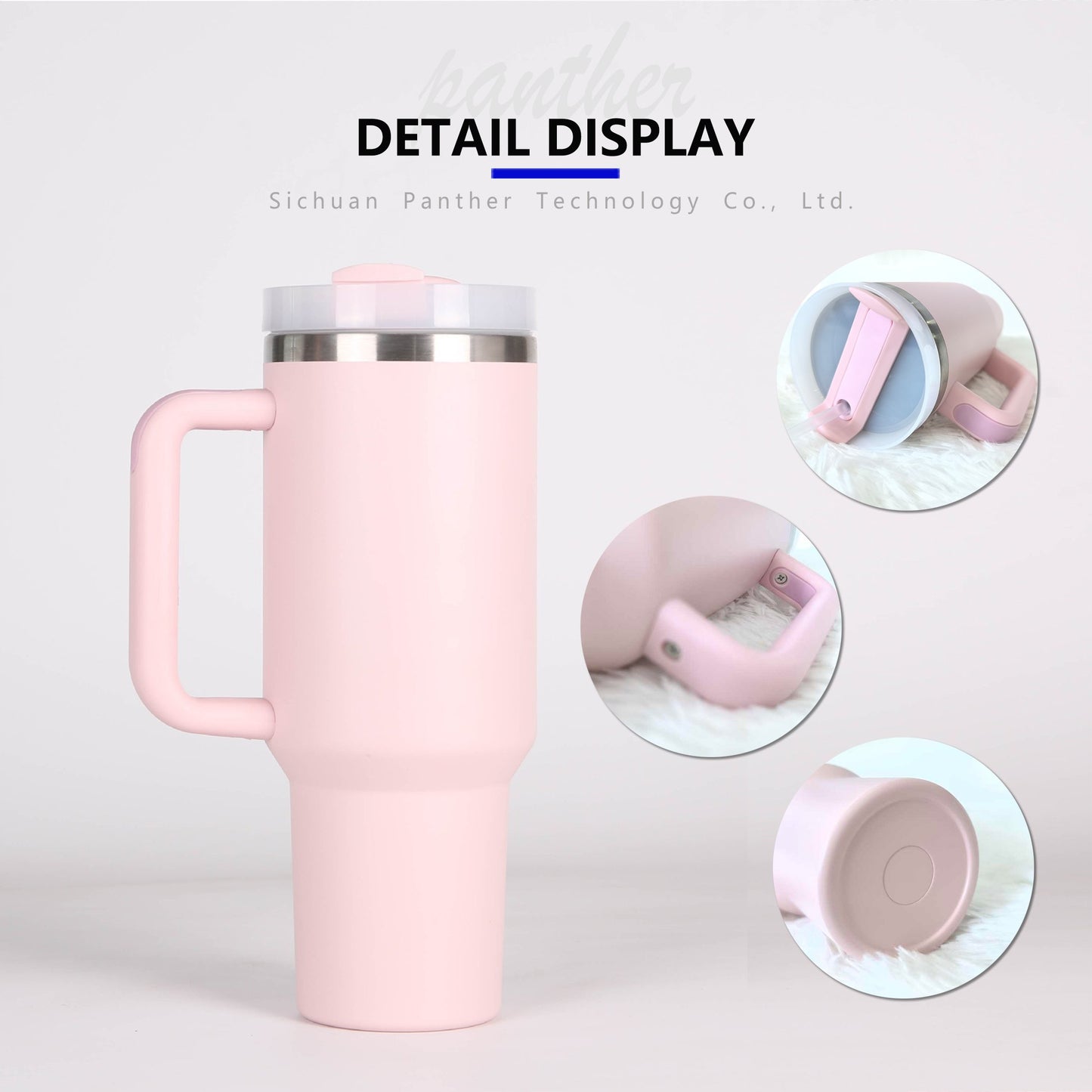 Custom 40 Oz Tumbler Stainless Steel Vacuum Insulated Tumbler Travel Mug Coffee Cup 20 Oz 30 Oz 40 Oz Tumbler With Handle Logo