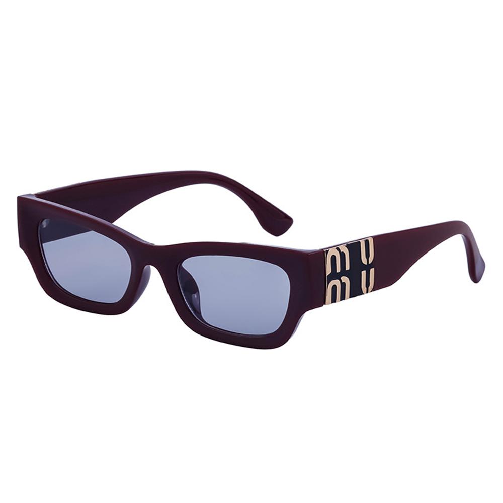 CY-98103 2024 Fashion High Quality UV400 Y2K Letter Metal Small Square Sunglasses