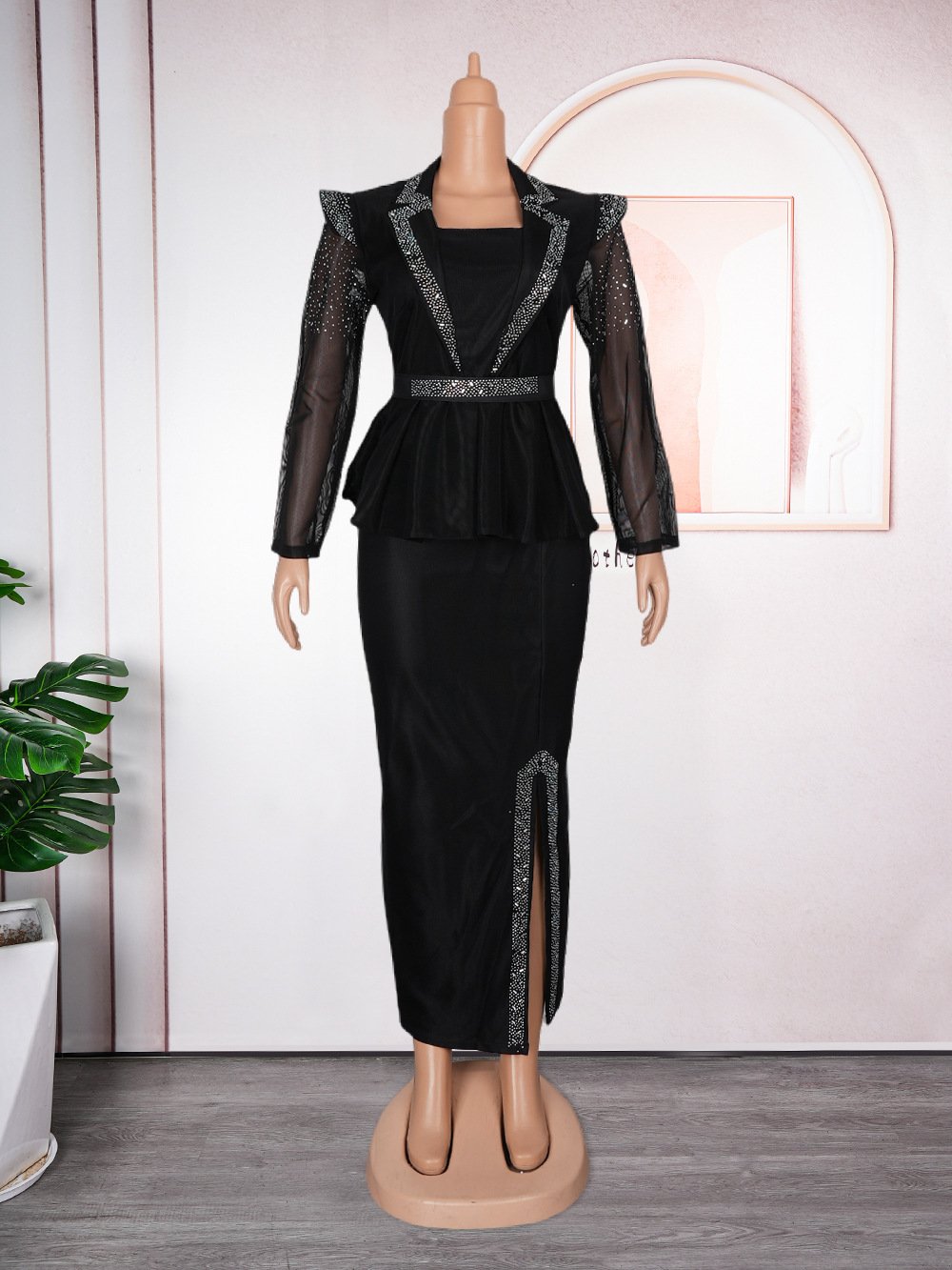 Women's Party Dress Turkish Wedding Evening Dress Sexy Tight Maxi Dress African Clothing Muslim 2025