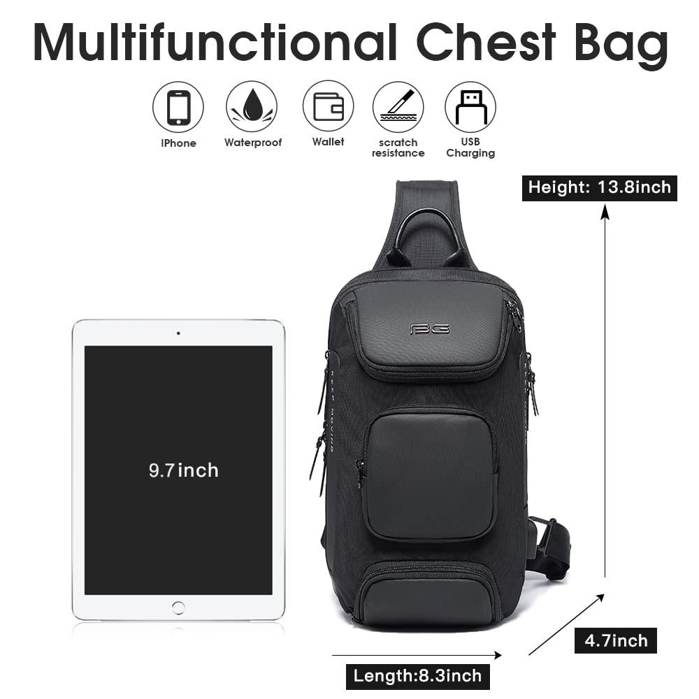 2023 Custom New Wholesale Men's Bag Custom Shoulder Men's Bag, Casual Men's Chest Bag, Tablet Computer Bag,