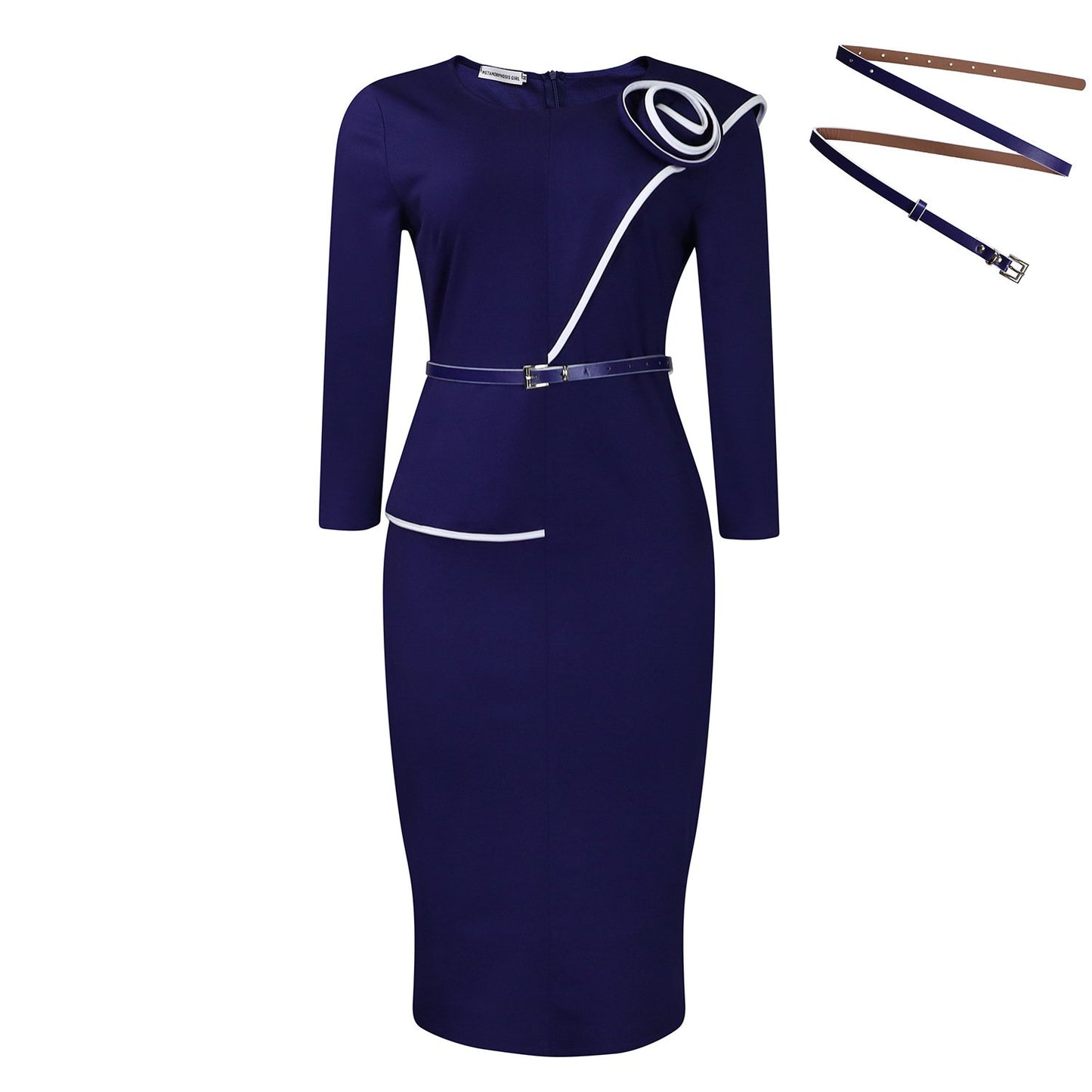 2025 Latest Design Spring Women's Casual Elegant O Collar Long Sleeve Office Women's African Women's Clothing