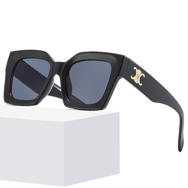 New Listing Retro Women Sunglasses Retro Style Brand Design Box Metal Decorative Sunglasses UV400