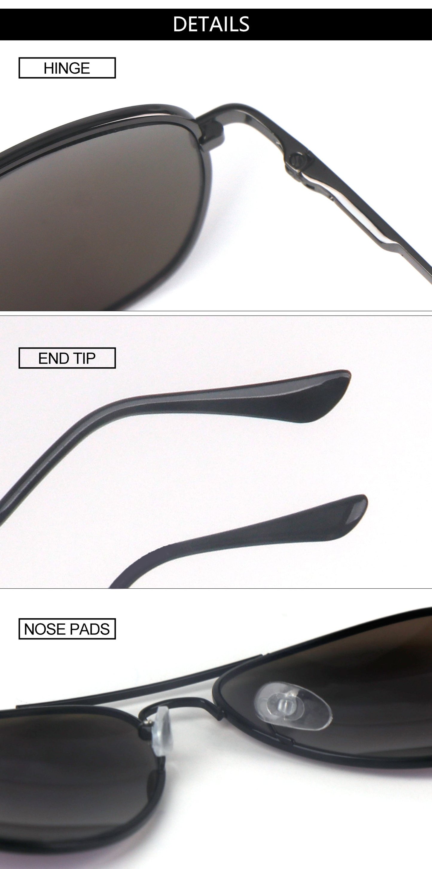 Fashion Classical Designer Women Sunglasses Driving Fishing Aviation Metal Pilot Custom Promotional Sunglasses Men