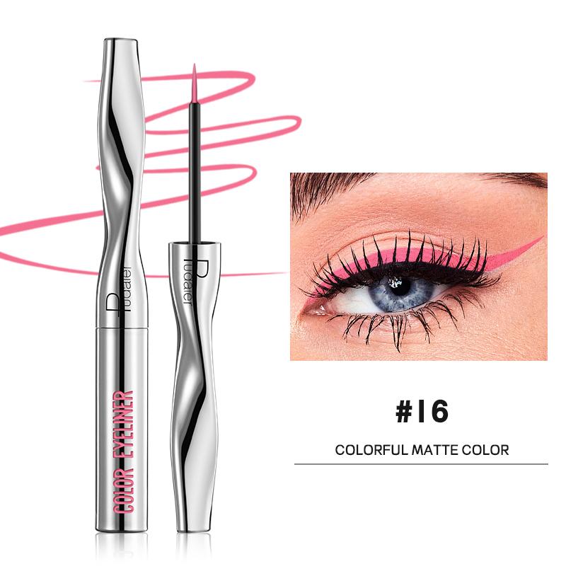 Wholesale Matte Eyeliner Lasting Waterproof Vegetarian Color Eyeliner Pencil Quick Dry Liquid Eyeliner Private Label