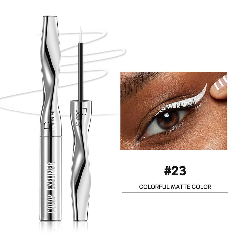 Wholesale Matte Eyeliner Lasting Waterproof Vegetarian Color Eyeliner Pencil Quick Dry Liquid Eyeliner Private Label