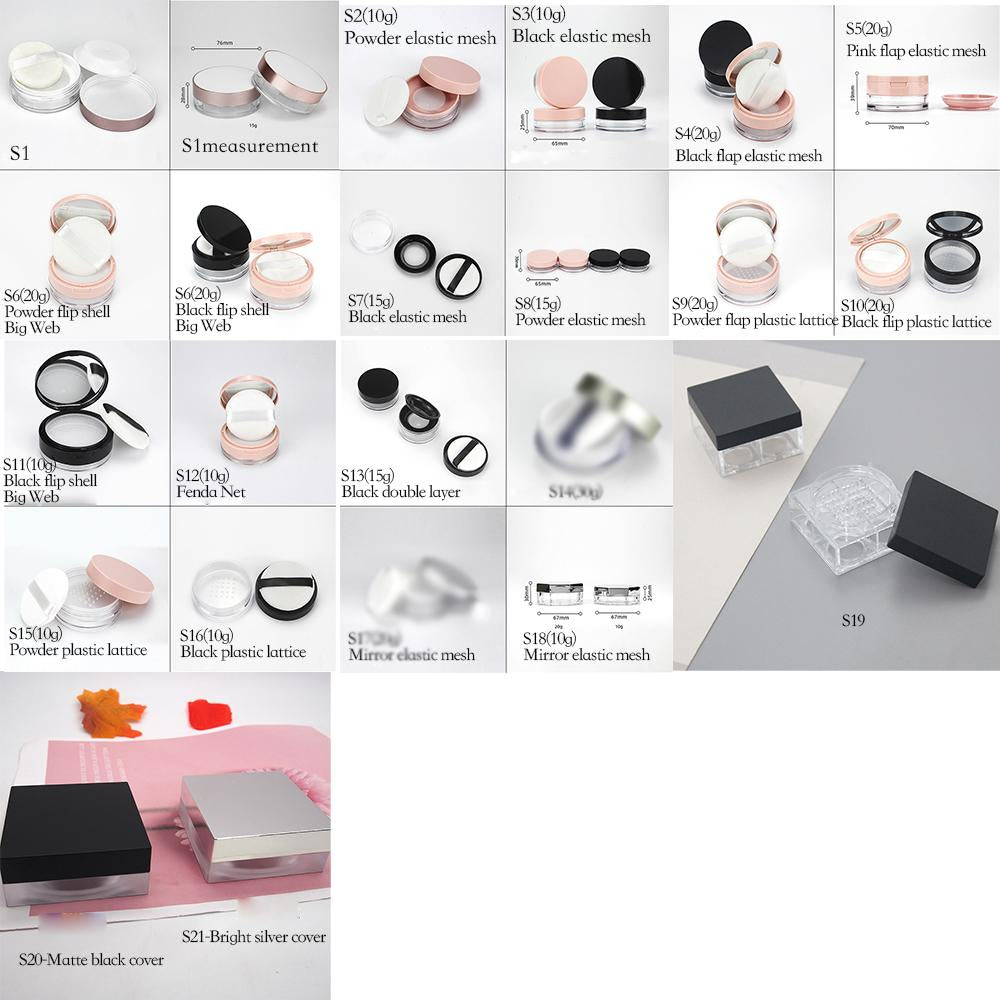 Low MOQ Matte Waterproof Cosmetic Makeup Private Label Vegetarian Pink Loose Style Powder