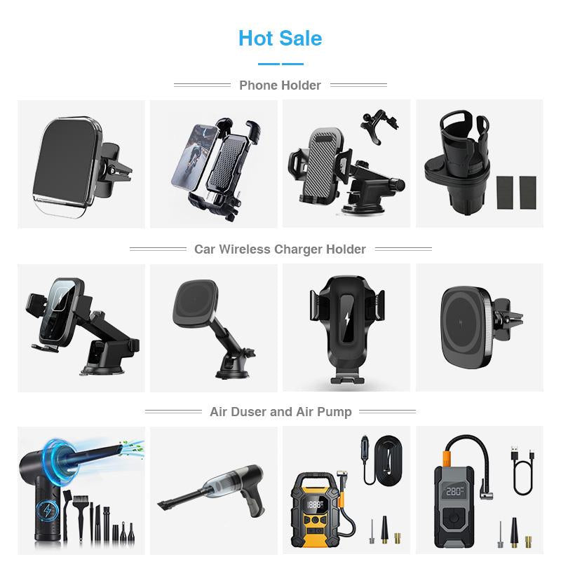 360 Degree Rotating Stable Glass Vacuum Suction Vacuum Battery Mobile Desk Stand Car Magnetic Phone Holder