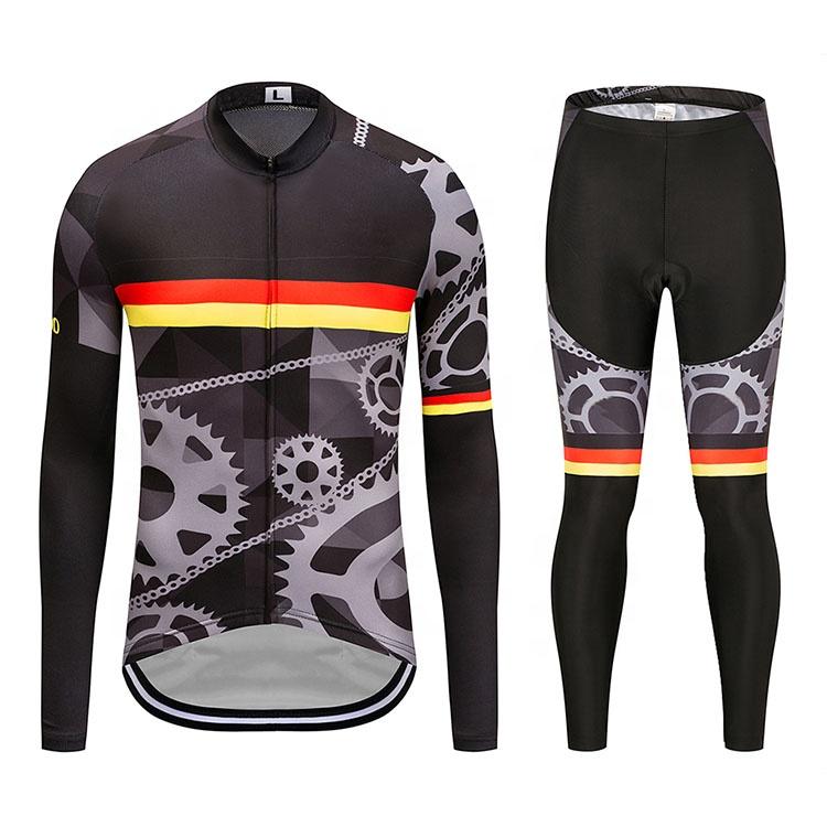 Quality Assurance Personalized Bicycle Shirt Cycling Shirt Men's Jersey Long Sleeve Clothing Suit Bicycle Shirt Cycling Jersey